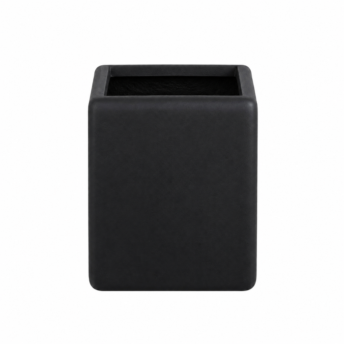 Kubivo Nordic Minimalist Plant Pot Black Small Caelvorne