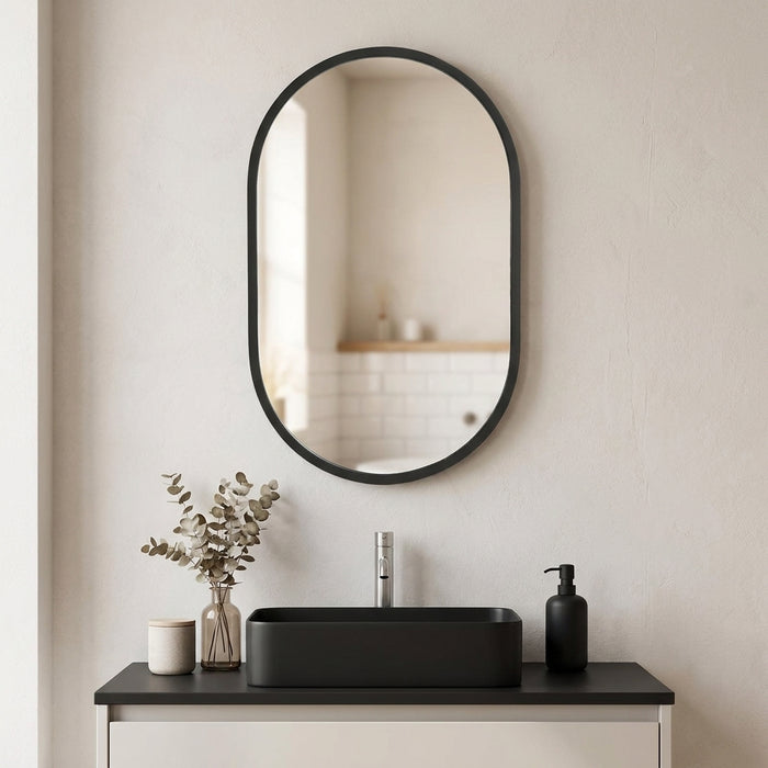 Ovanne Oval Wall Mirror Caelvorne