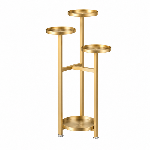 Cavelle Five-Tier Metal Plant Stand H-80 CM X W-30 CM Caelvorne