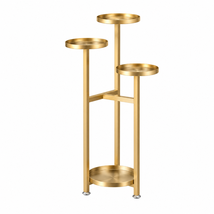 Cavelle Five-Tier Metal Plant Stand H-80 CM X W-30 CM Caelvorne