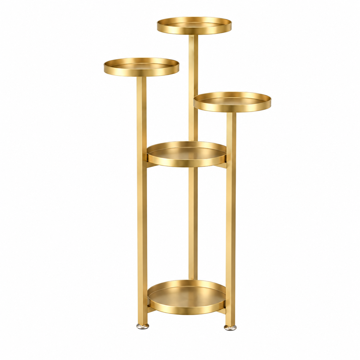 Cavelle Five-Tier Metal Plant Stand H-100 CM X W-30 CM Caelvorne