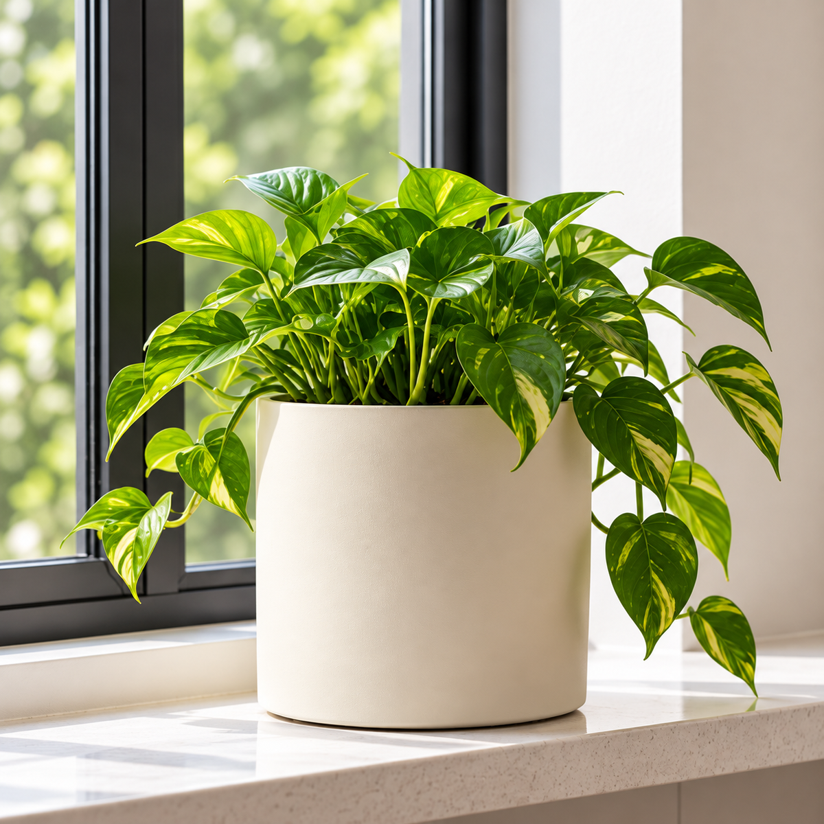 Rovena Ceramic Cylinder Plant Pot Ø-17 CM X H-17 CM Without Tray Caelvorne