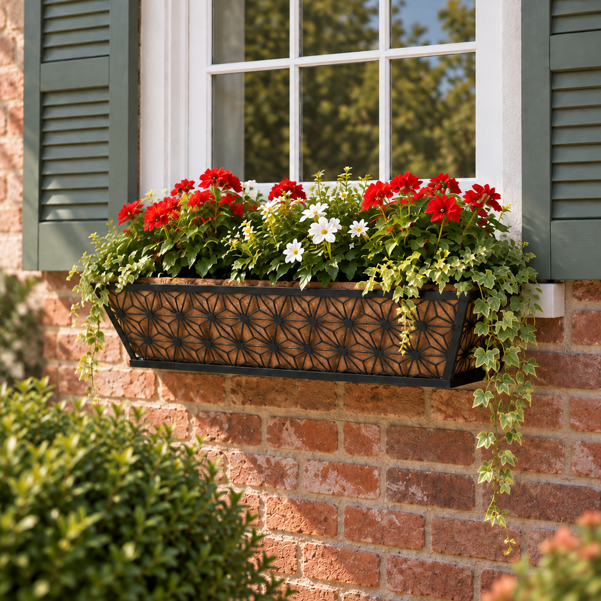 Marisse Steel Railing Planter Caelvorne