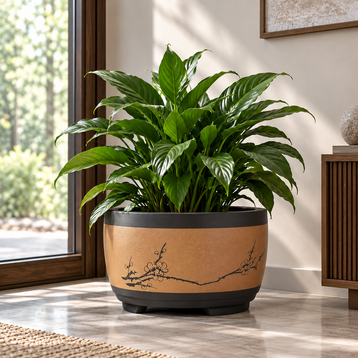 Elvane Etched Porcelain Bonsai Pot Caelvorne