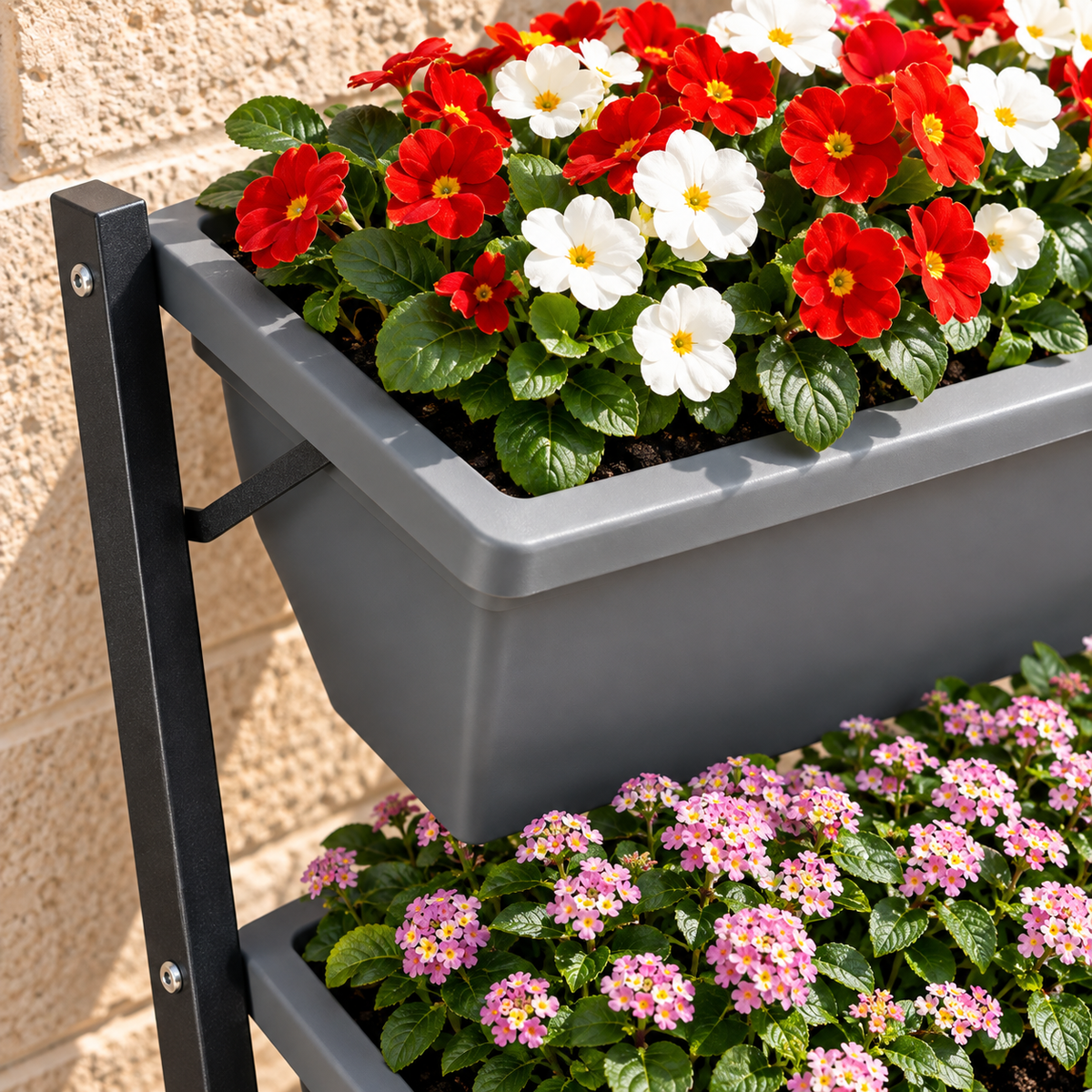 Halvara Metal 5-Tier Plant Stand Caelvorne