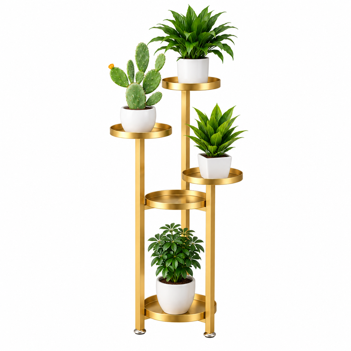 Cavelle Five-Tier Metal Plant Stand Caelvorne