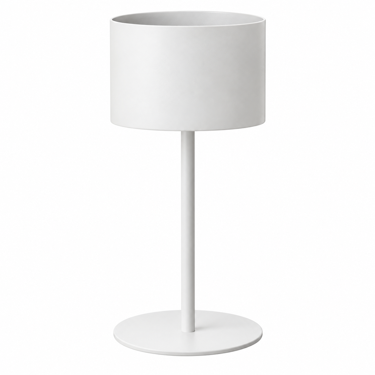 Solvane Metal Pedestal Plant Stand White Ø-23 CM X H-50 CM Caelvorne