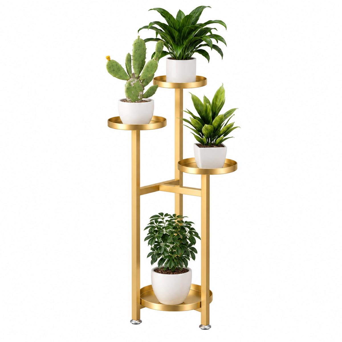 Cavelle Five-Tier Metal Plant Stand Caelvorne