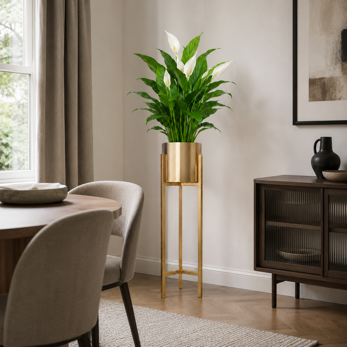 Zilera Tall Standing Pedestal Plant Pot Caelvorne