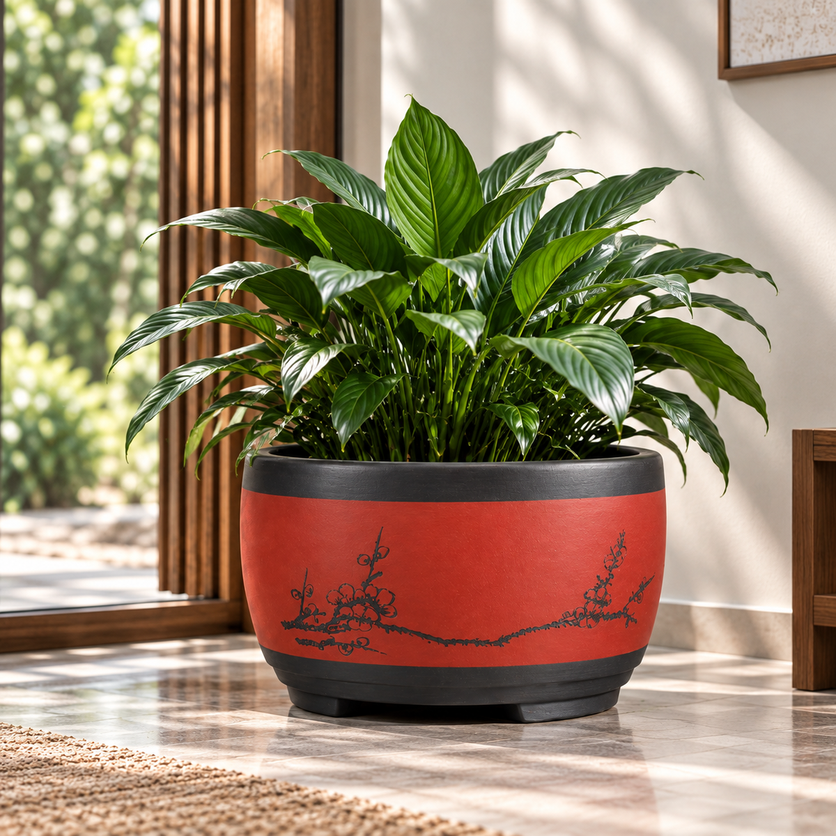 Elvane Etched Porcelain Bonsai Pot Caelvorne