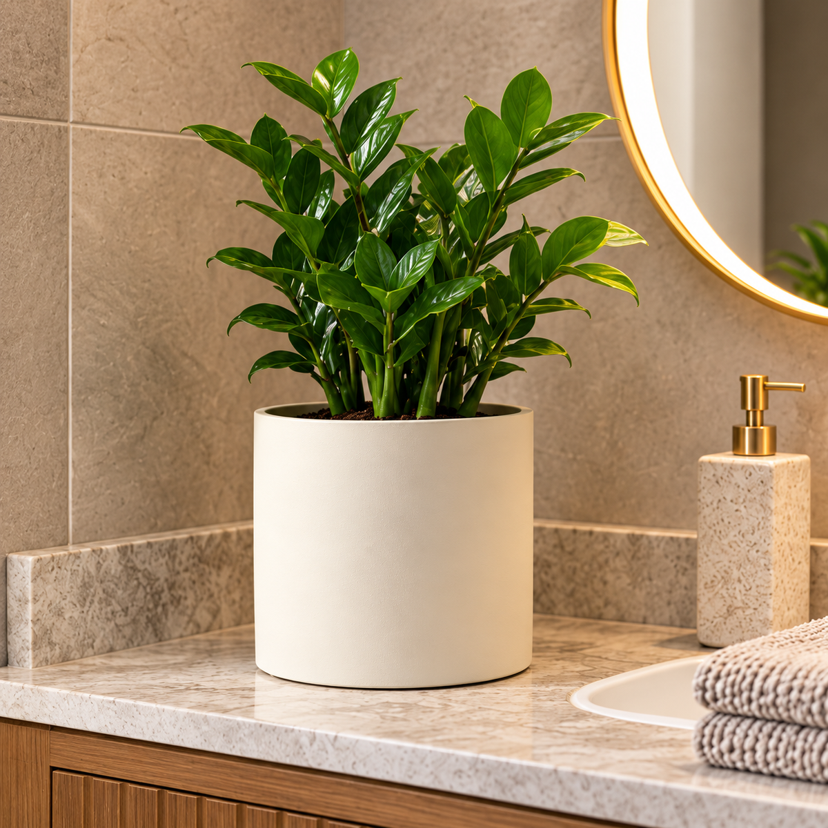 Rovena Ceramic Cylinder Plant Pot Caelvorne