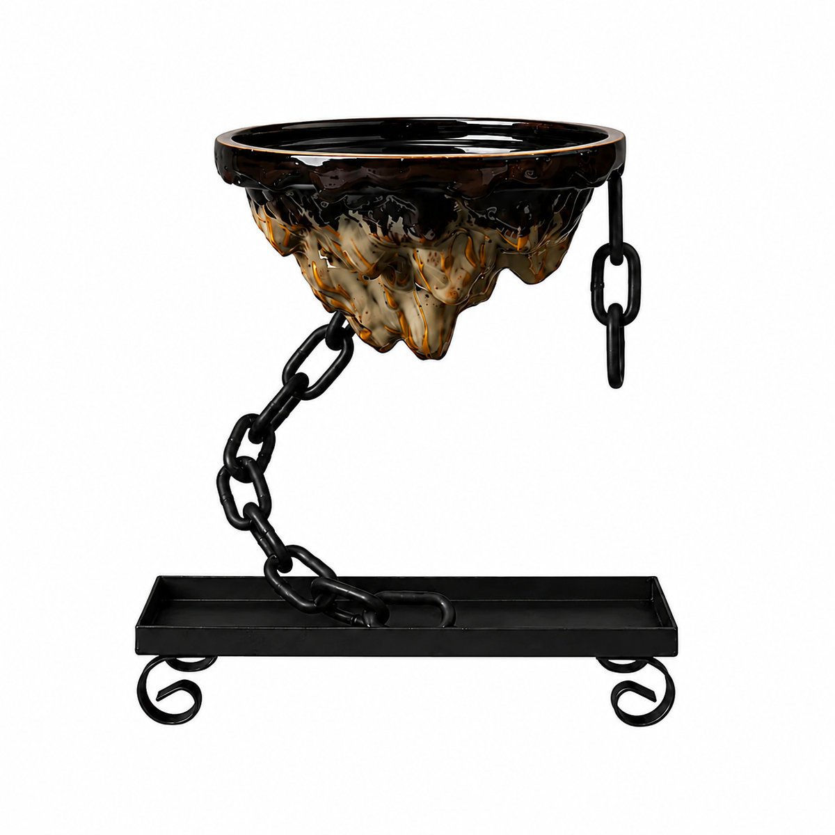 Aerove Chain Hanging Planter Tray Base Caelvorne