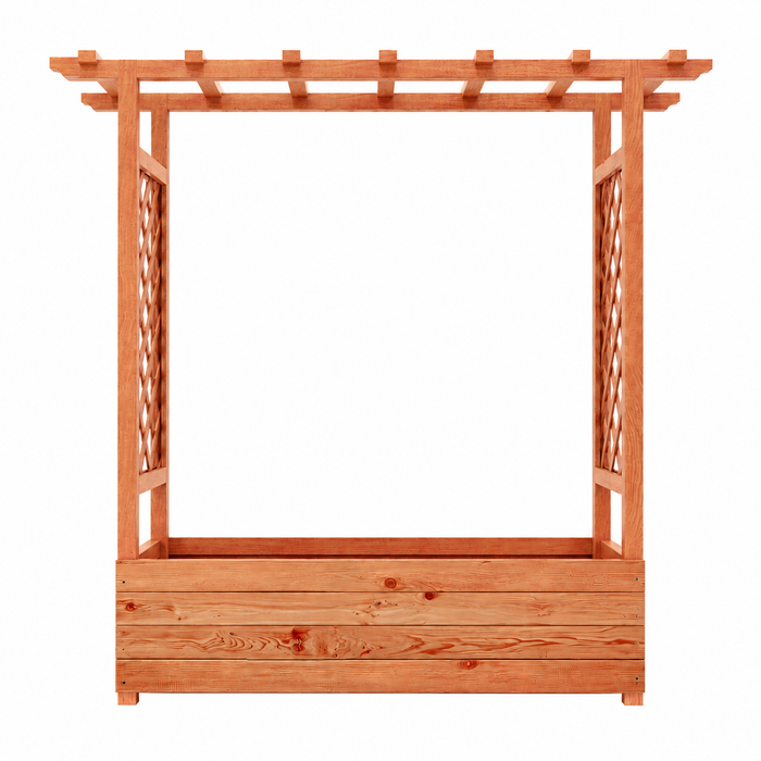 Arbovo Pergola Arch Trellis Planter Box Medium Caelvorne