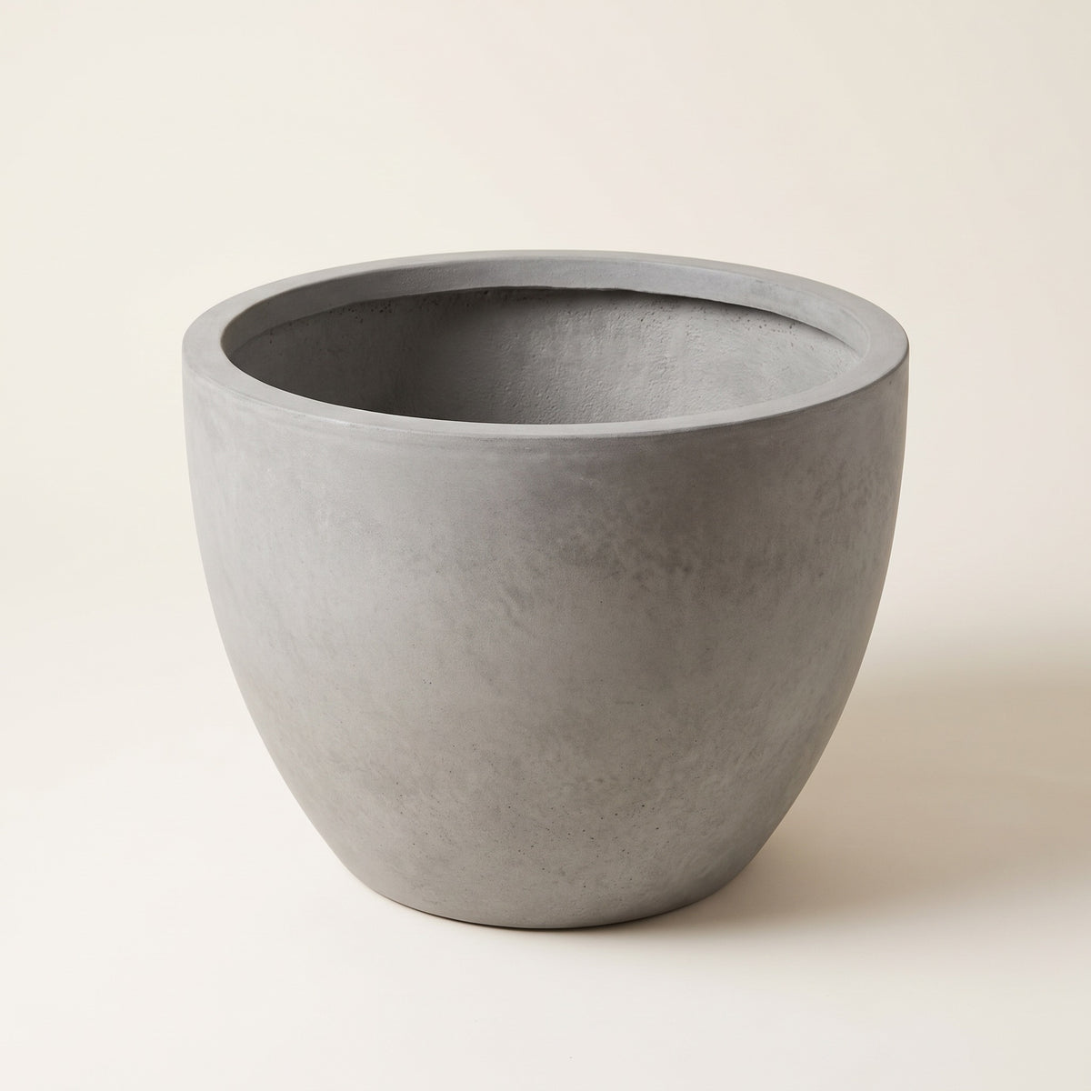 Ardenne Cement Egg Planter Concrete Grey Caelvorne