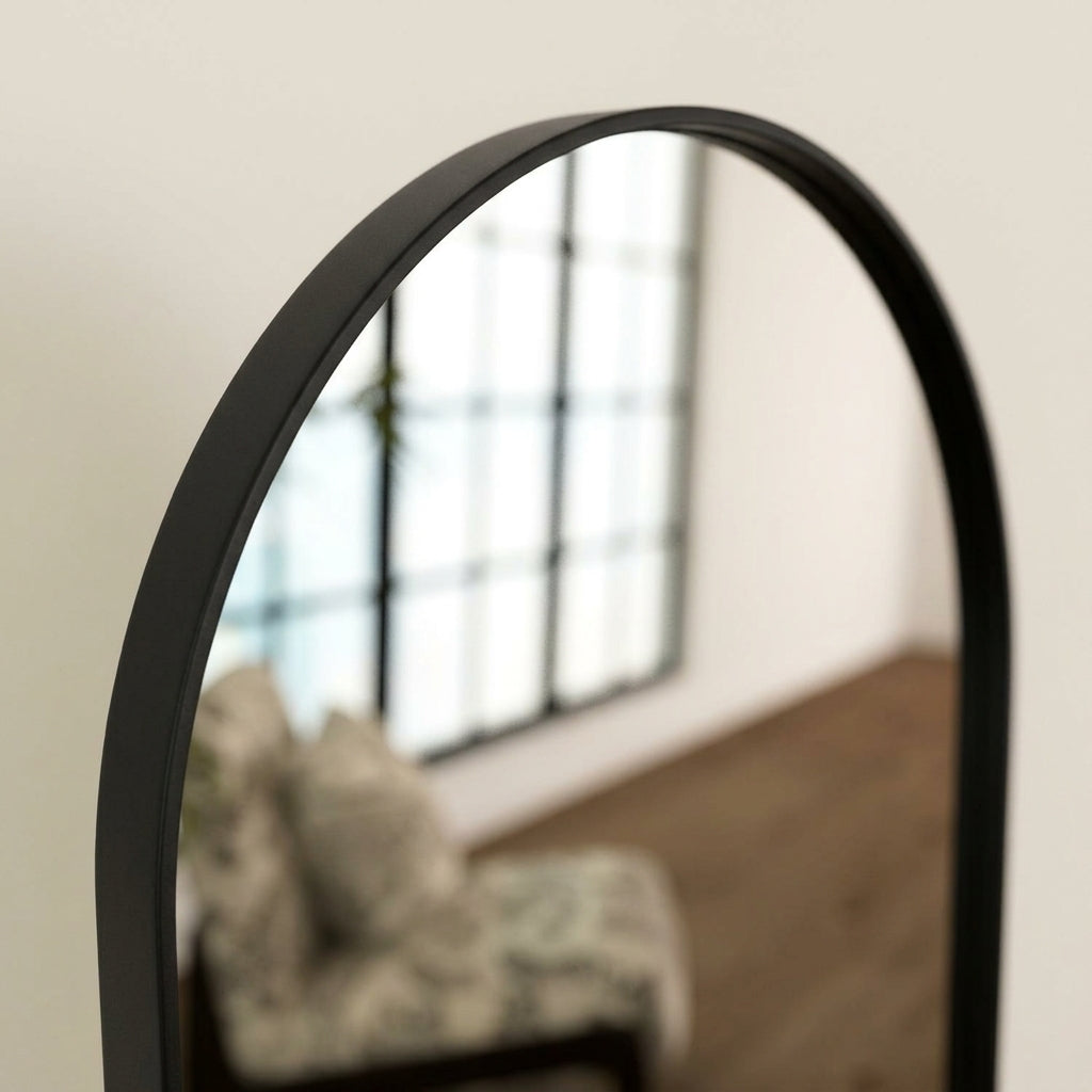 Arvelle Arched Full Length Floor Mirror Caelvorne