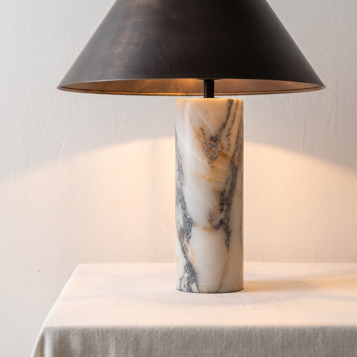 Arvena Marble Table Lamp Caelvorne