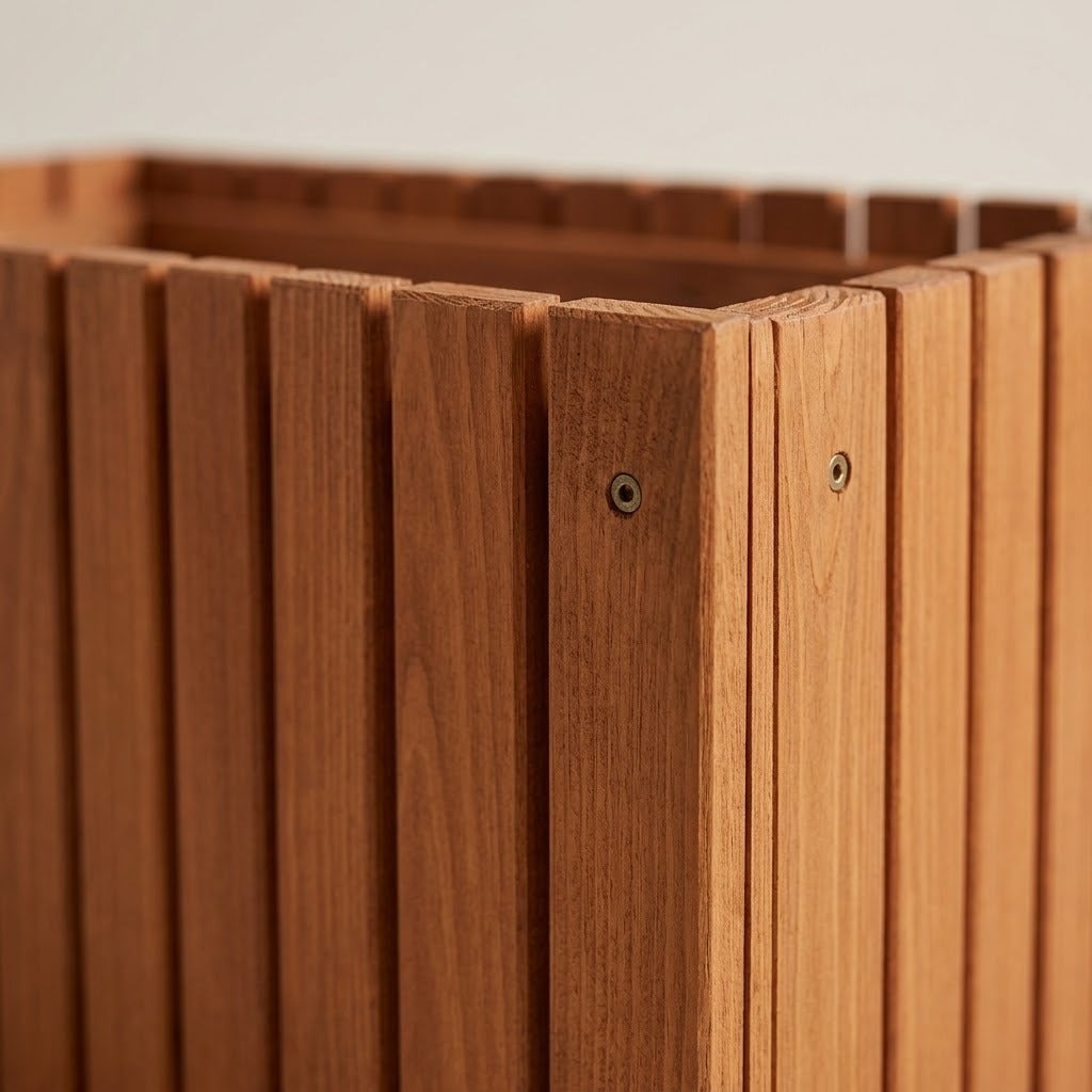 Brackenhurst Large Hardwood Garden Planter Caelvorne