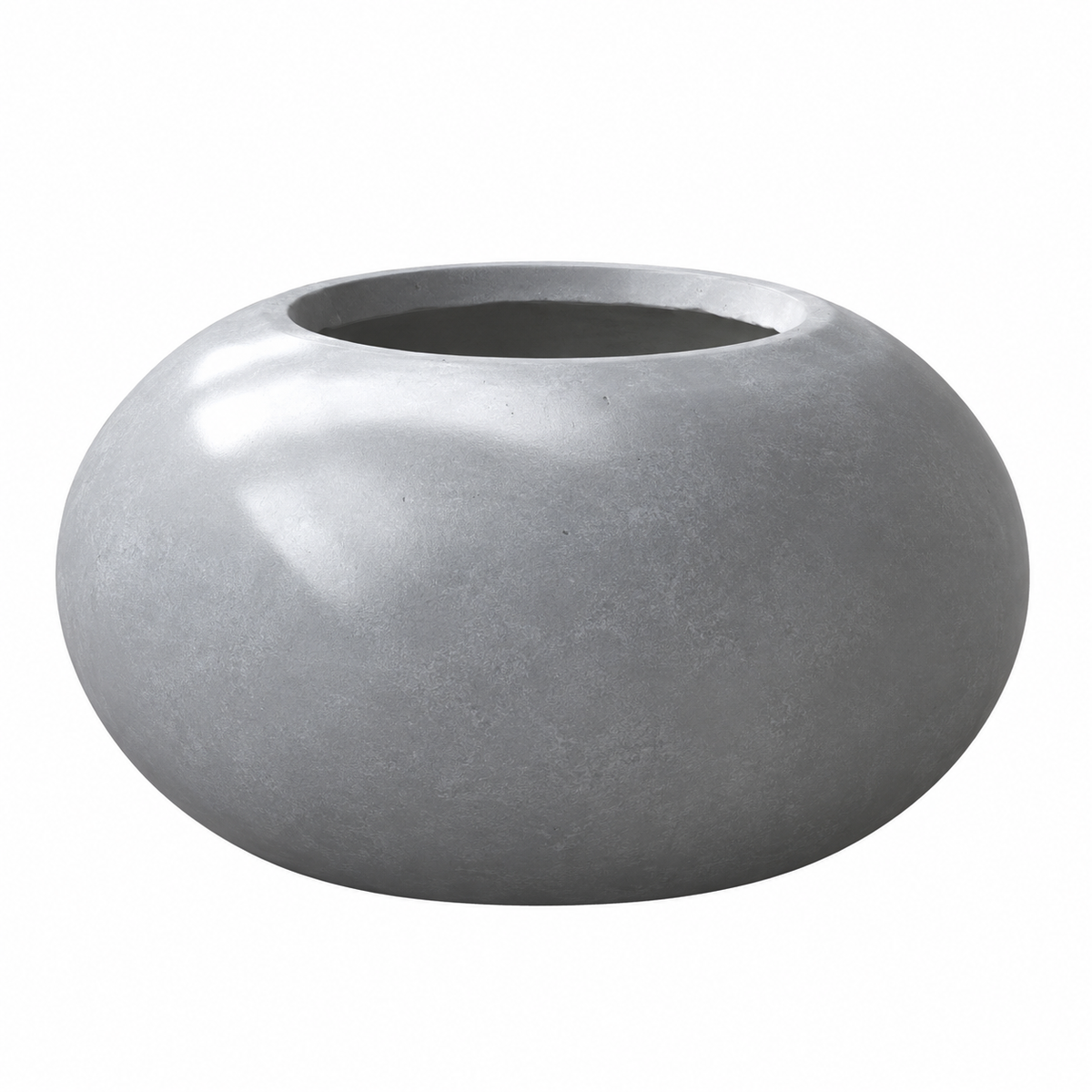 Jovira Magnesium Bowl Plant Pot Grey Ø-29 CM X H-30 CM Caelvorne