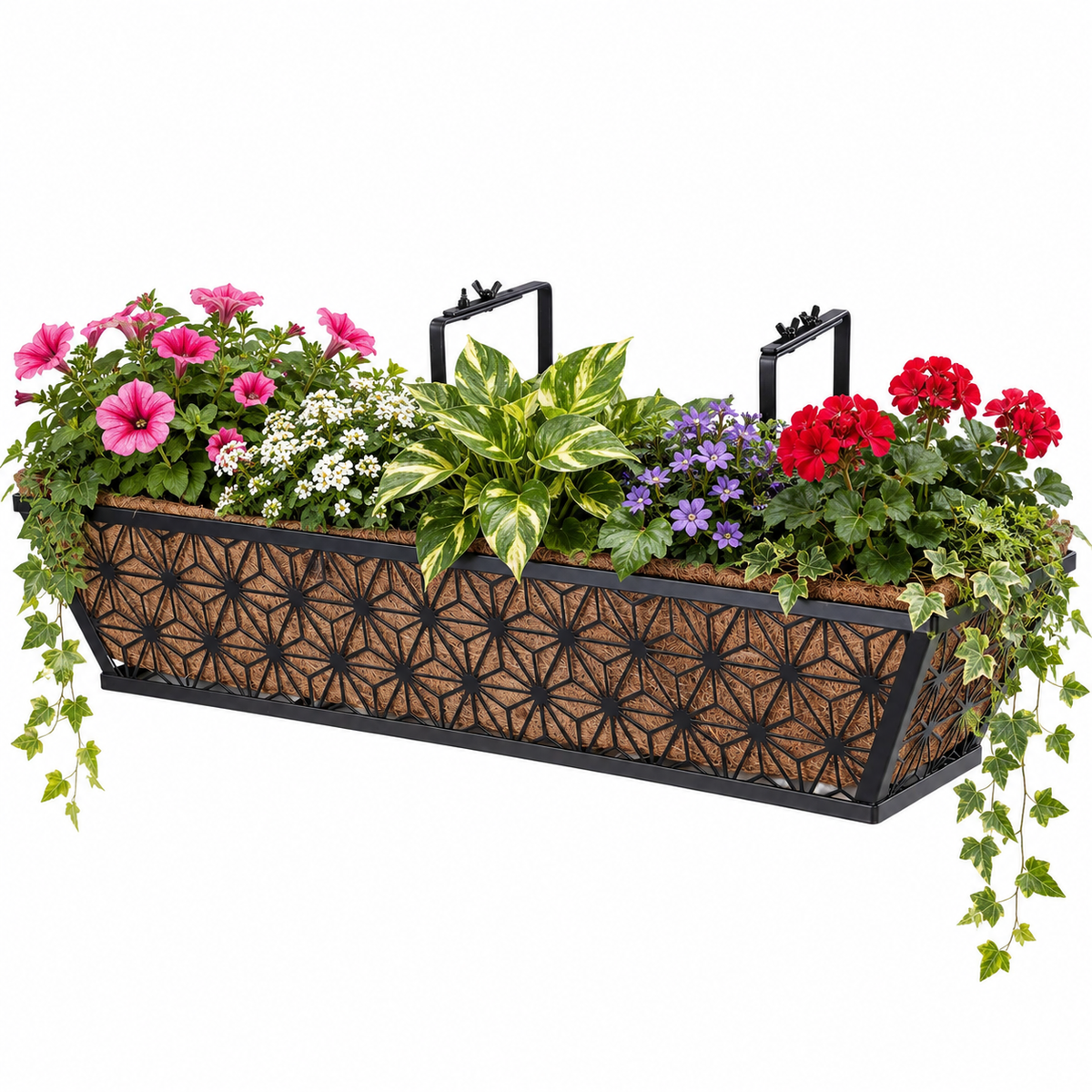 Marisse Steel Railing Planter Caelvorne