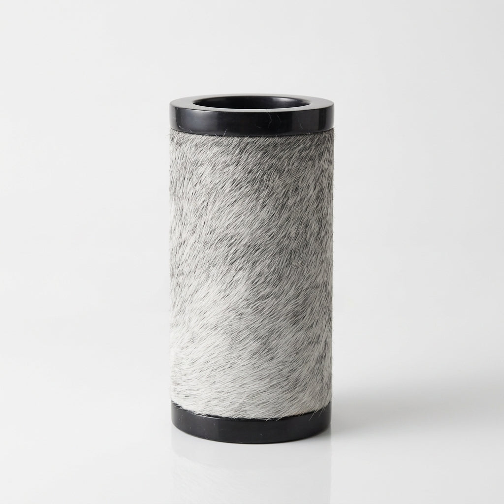 Cavelle Marble & Cowhide Vase Caelvorne