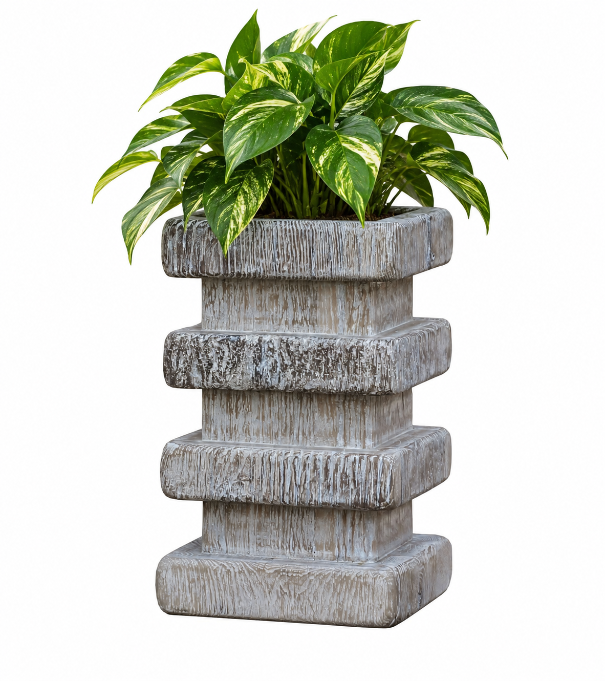Orvane Textured Column Plant Pot Caelvorne