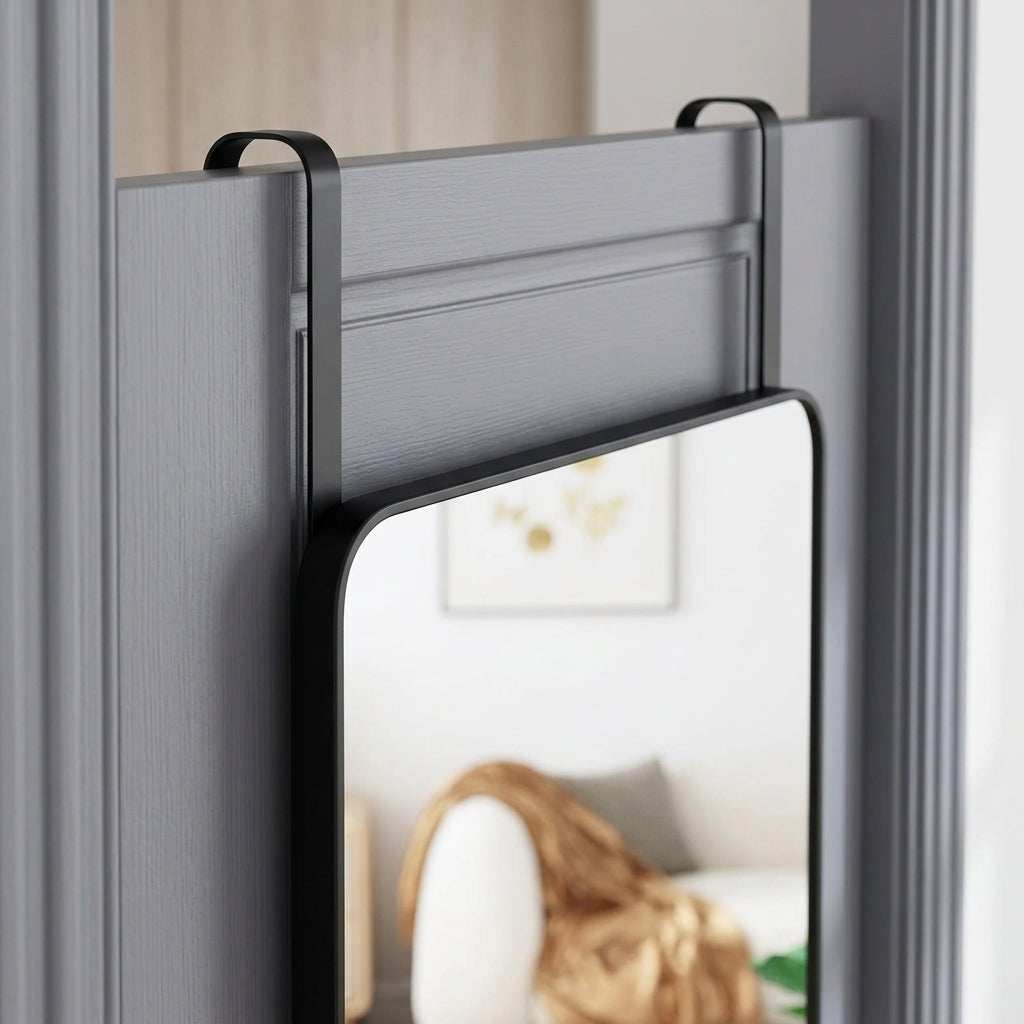 Doravane Over Door Rounded Mirror Caelvorne