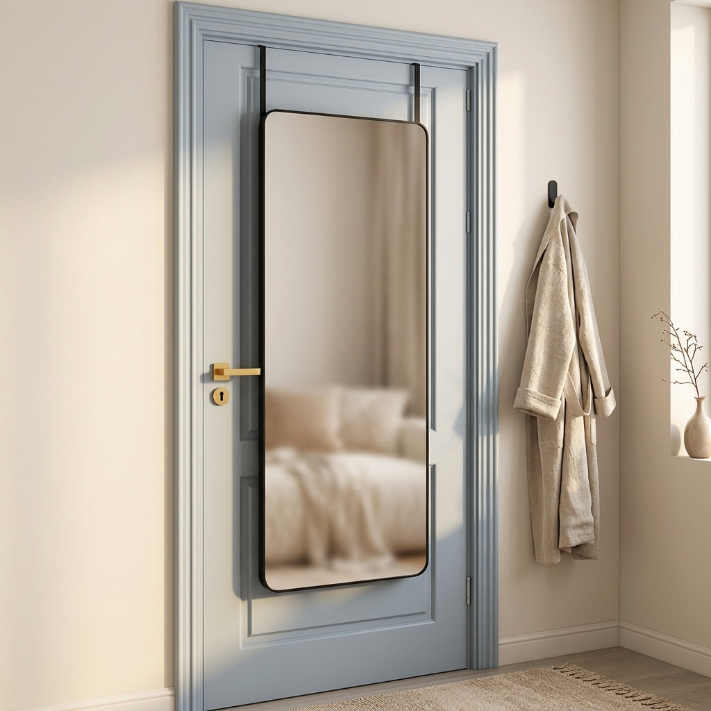 Doravane Over Door Rounded Mirror Caelvorne