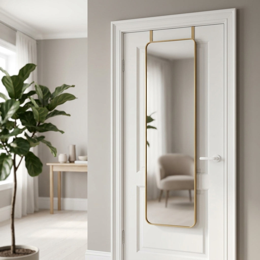 Doravane Over Door Rounded Mirror Caelvorne