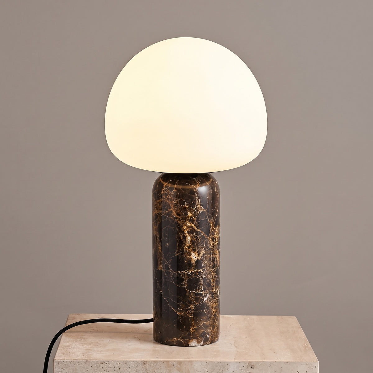 Doravel Marble Dome Table Lamp Ø-20 CM X H-33 CM Warm White Caelvorne