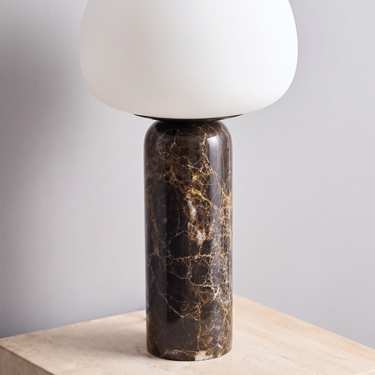 Doravel Marble Dome Table Lamp Caelvorne