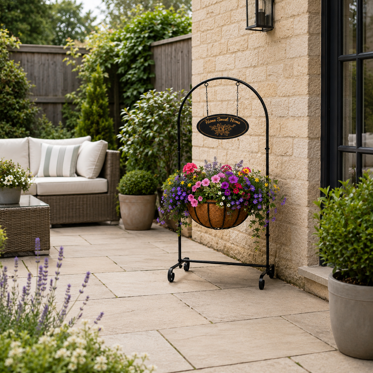 Florva Welcome Hanging Basket Planter Caelvorne