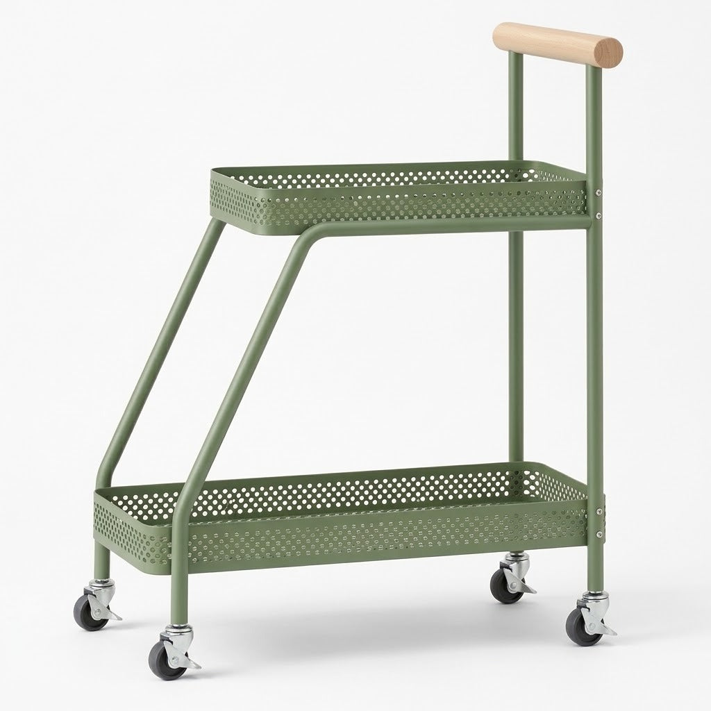 Halstead Metal Tiered Plant Trolley Caelvorne