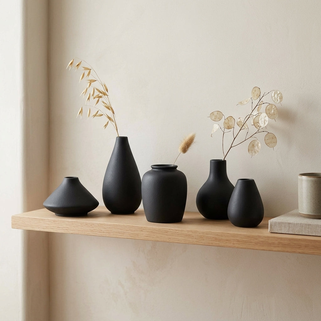 Miravane Matte Ceramic Bud Vase Caelvorne