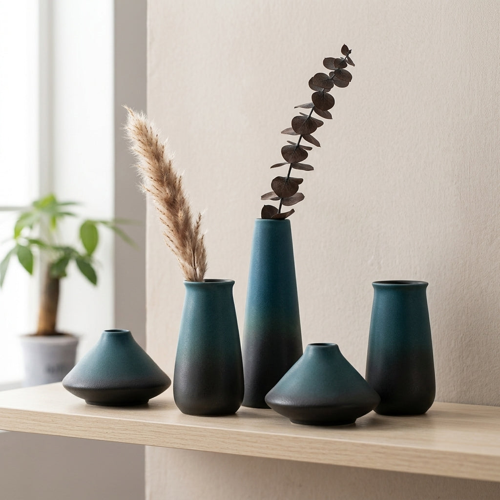Miravane Matte Ceramic Bud Vase Caelvorne