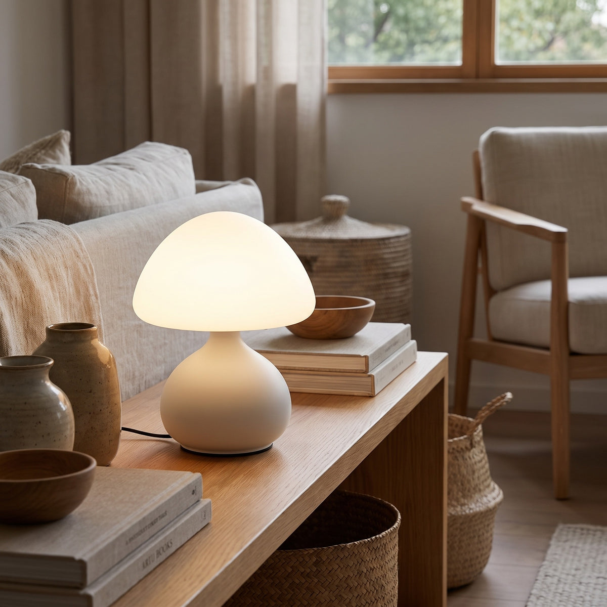 Mirelle Mushroom Table Lamp Caelvorne
