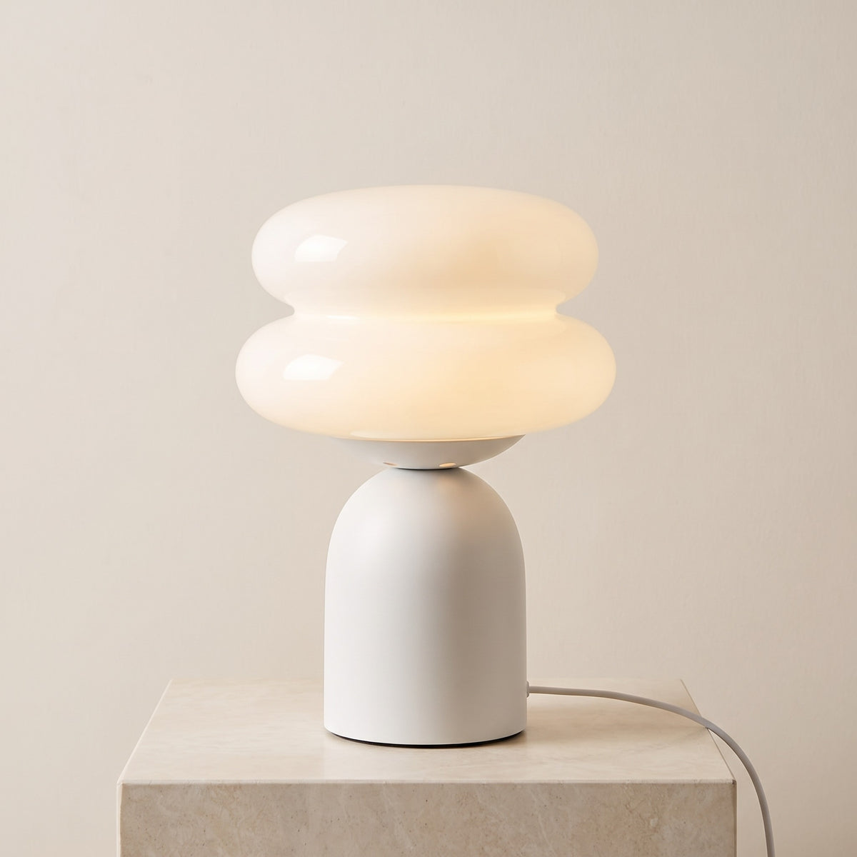 Nimbelle Glass Cloud Lamp White Caelvorne