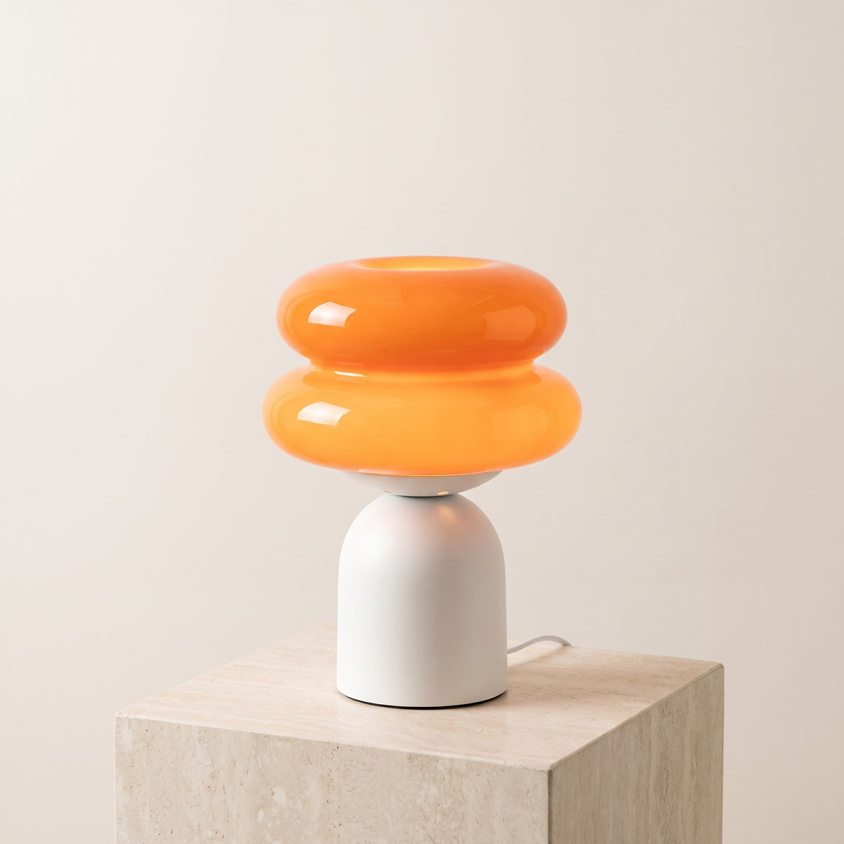 Nimbelle Glass Cloud Lamp Orange Caelvorne