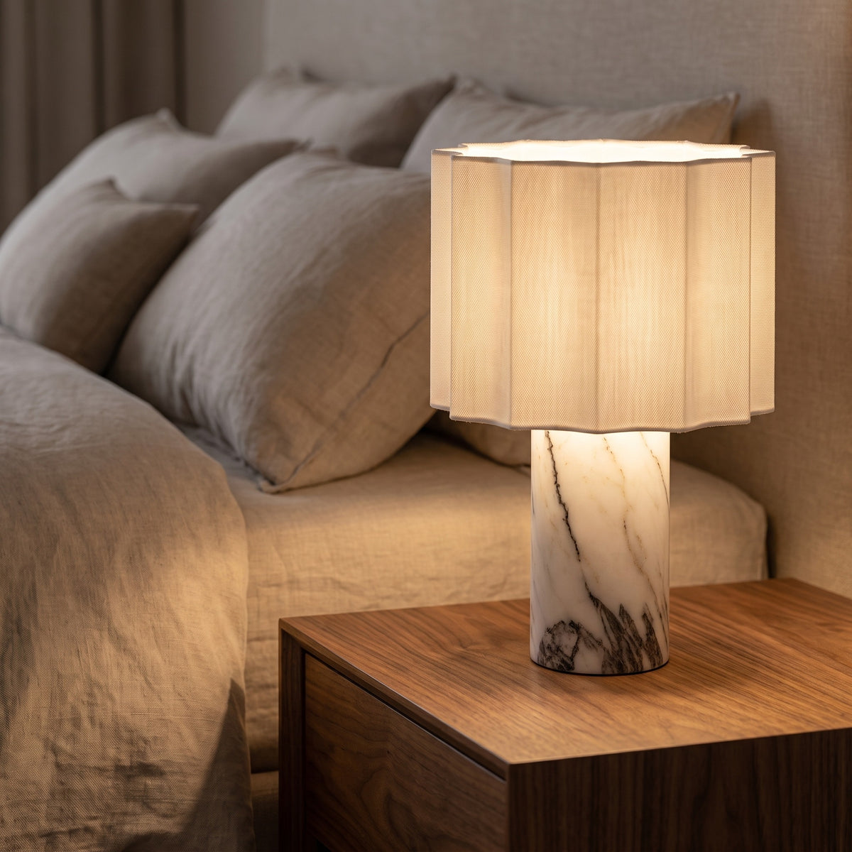 Ondine Marble Table Lamp Caelvorne