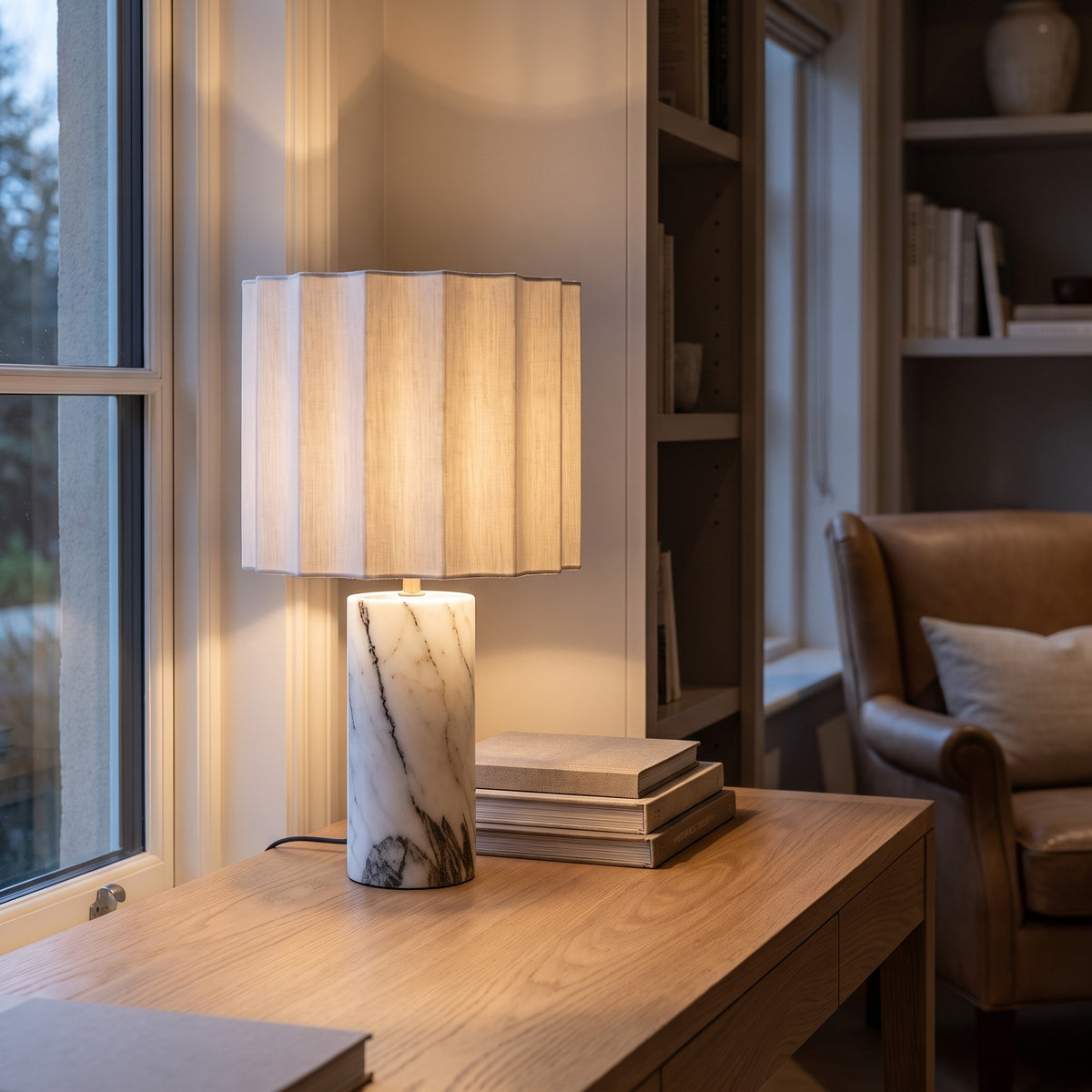 Ondine Marble Table Lamp Caelvorne