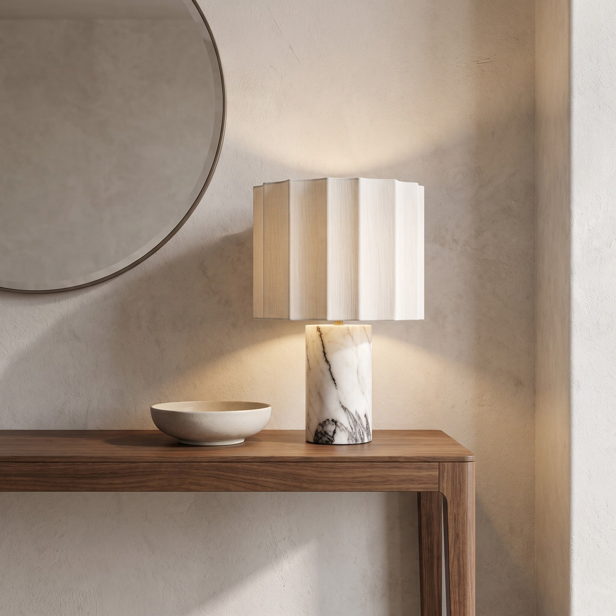 Ondine Marble Table Lamp Caelvorne