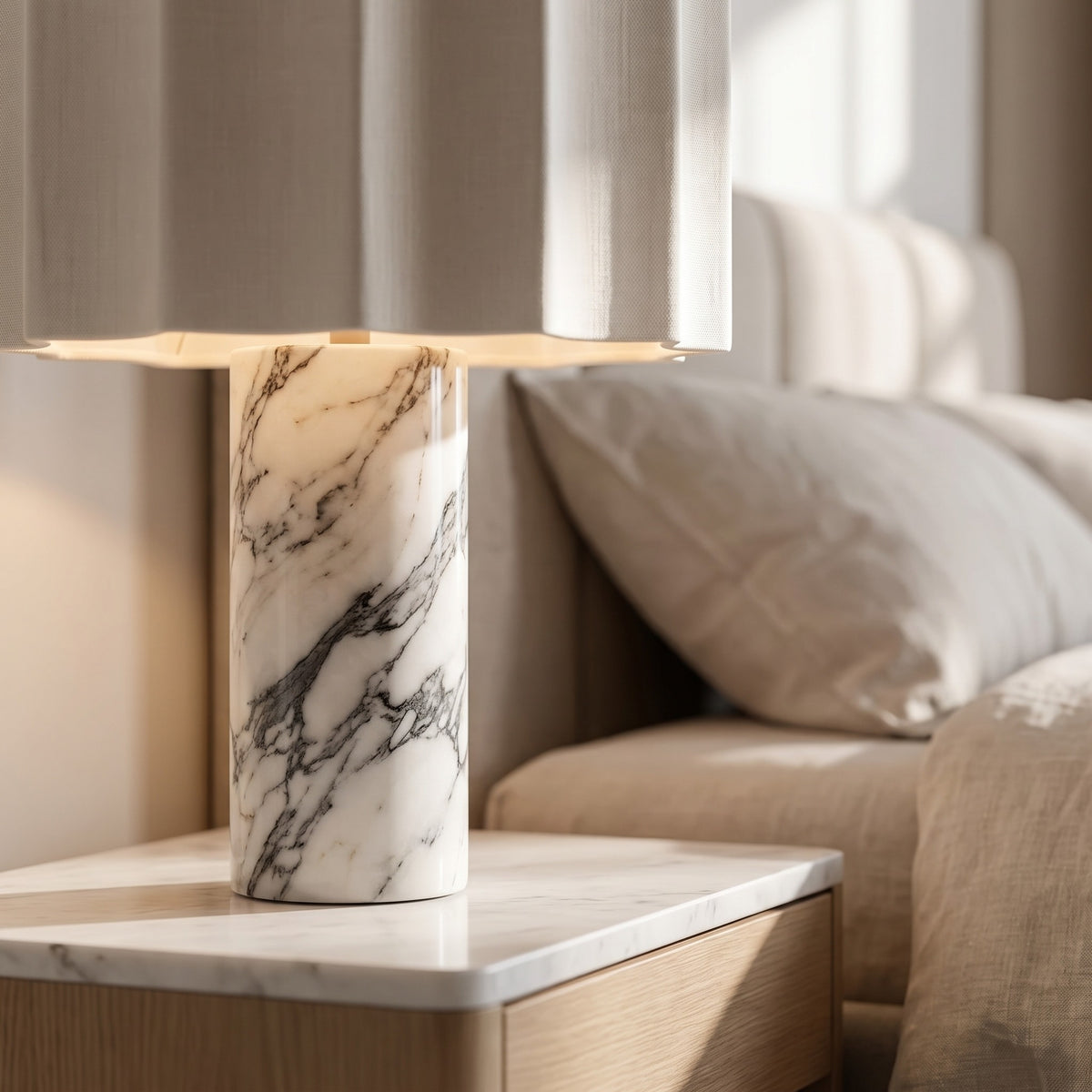 Ondine Marble Table Lamp Caelvorne