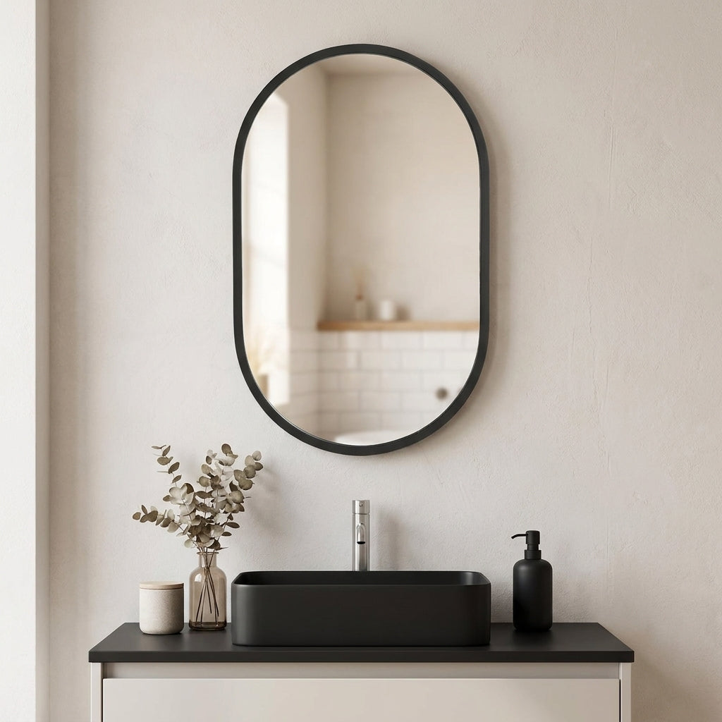 Ovanne Oval Wall Mirror Caelvorne