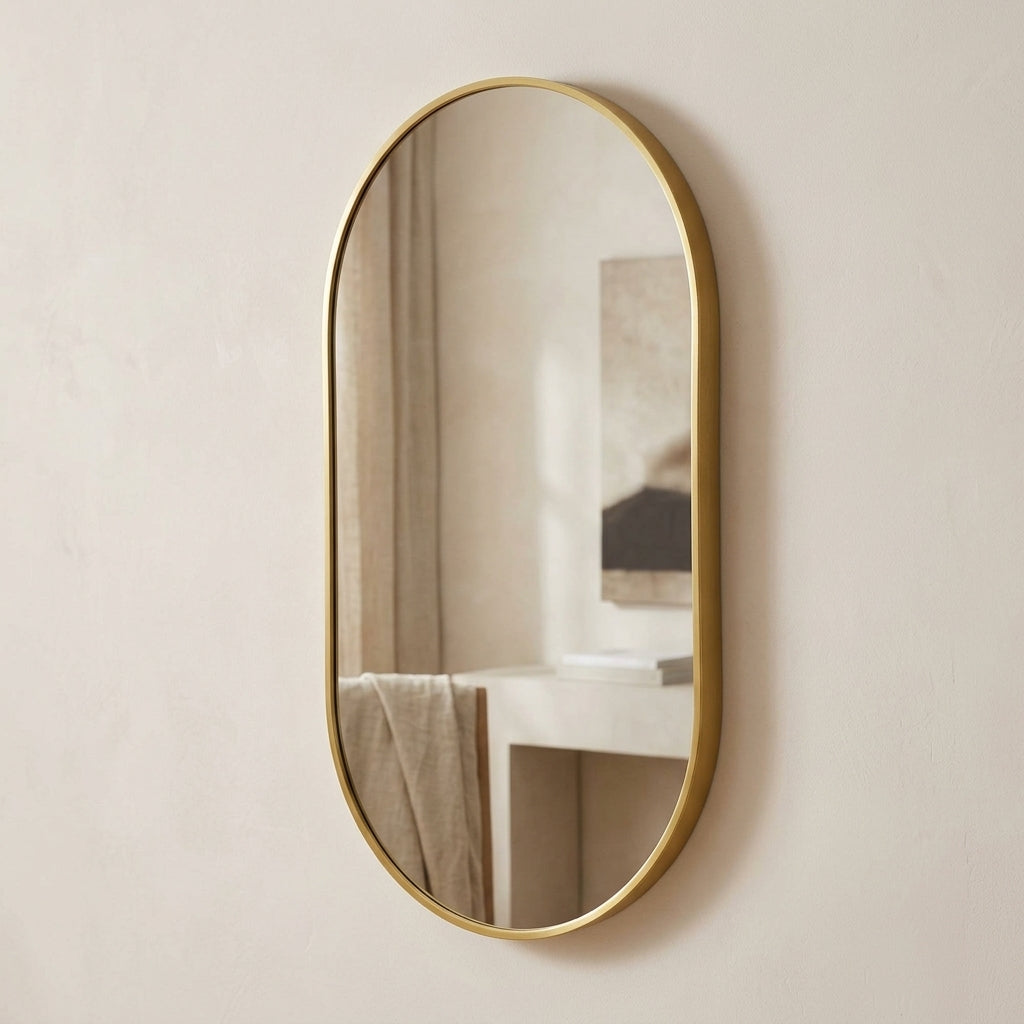 Elovane Oval Wall Mirror Caelvorne