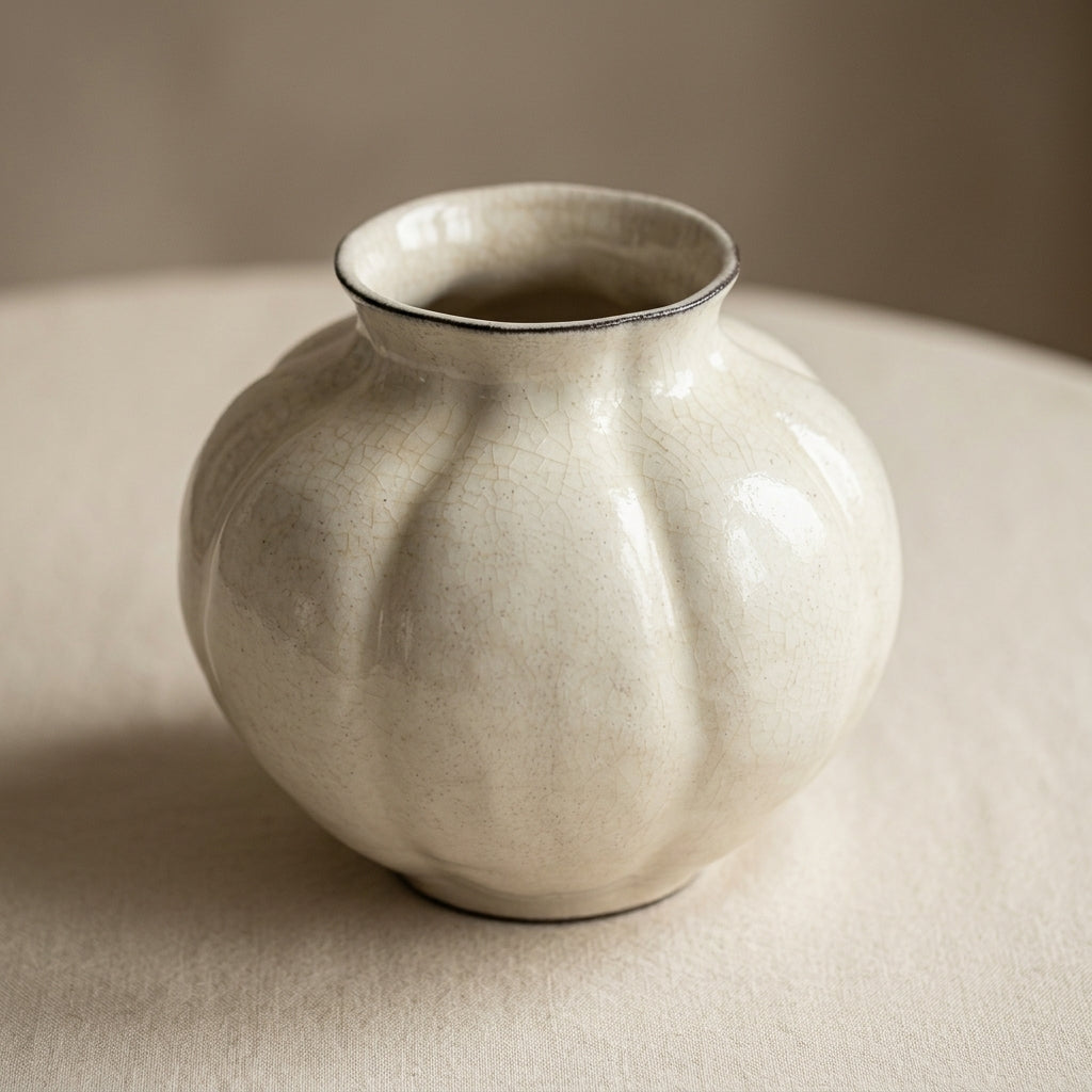Pommelle Ceramic Pumpkin Vase Caelvorne