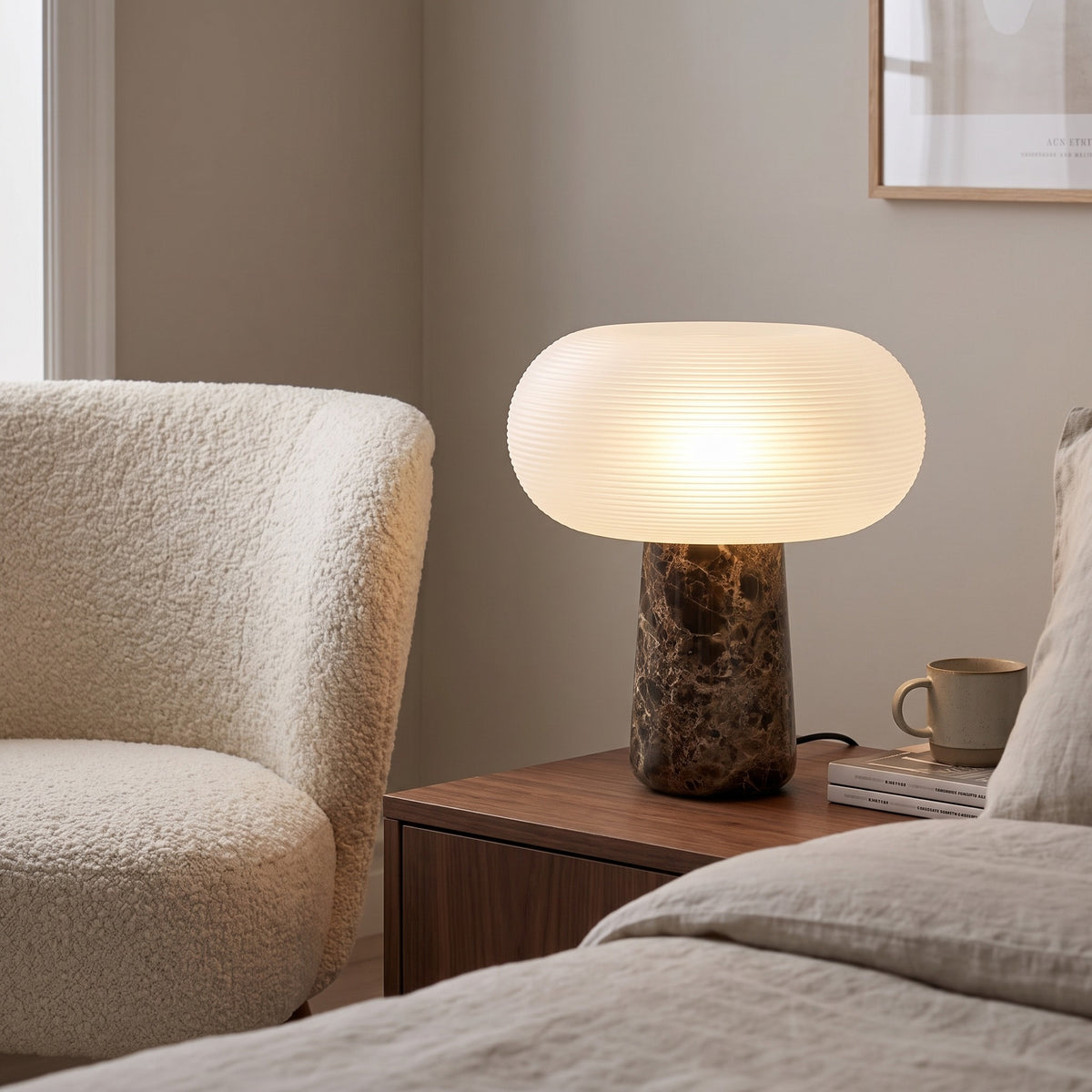 Rivelle Marble Table Lamp Caelvorne
