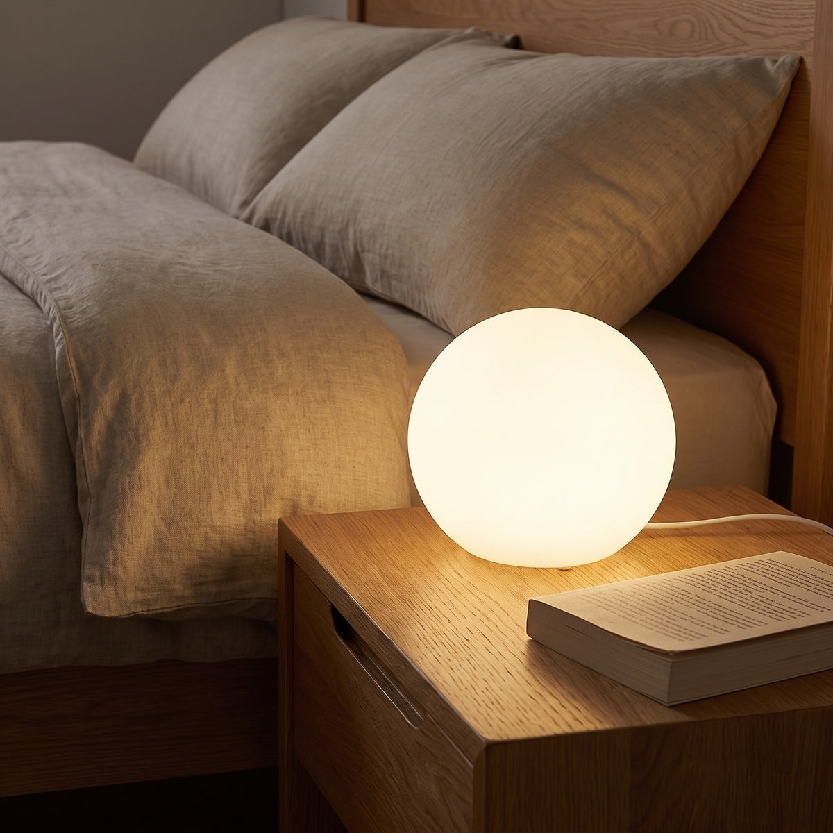 Selune Opal Globe Lamp Ø15 cm Caelvorne