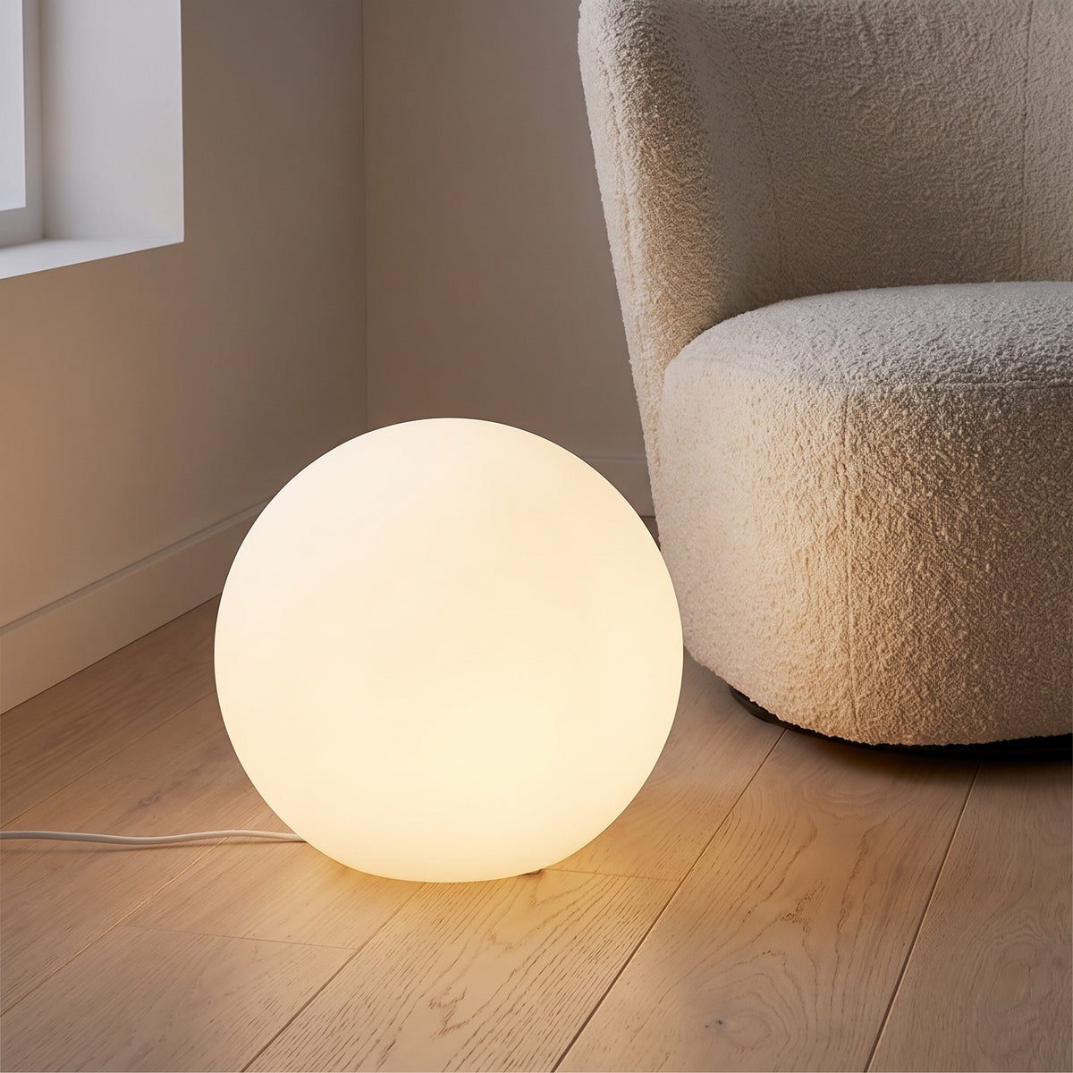 Selune Opal Globe Lamp Ø40 cm Caelvorne