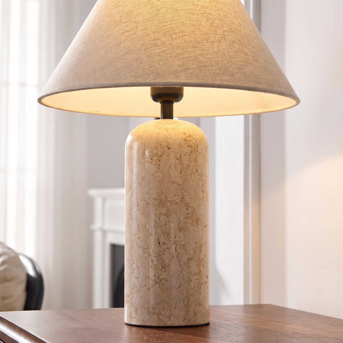 Solenne Marble Table Lamp Caelvorne