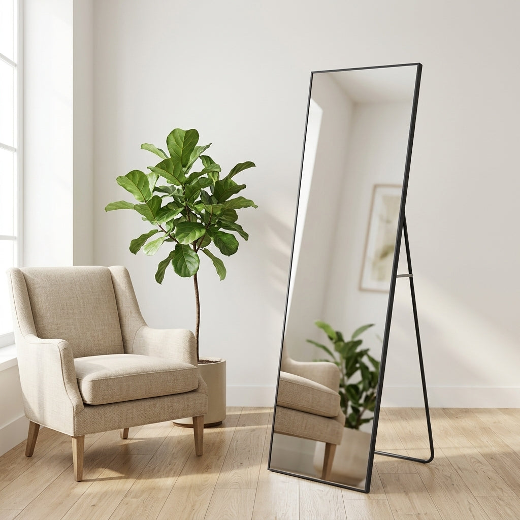 Stellvane Standing Floor Mirror Caelvorne