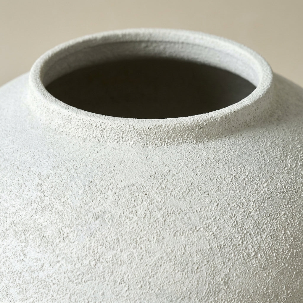 Terravane Textured Iron Urn Vase Caelvorne